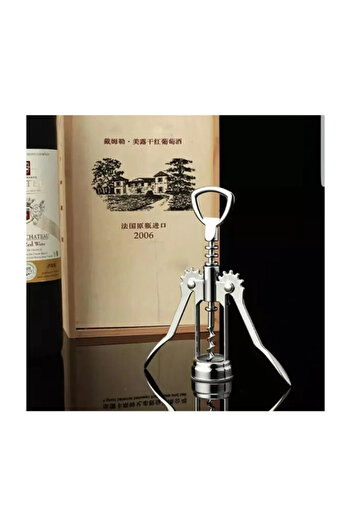 btm home Stainless Steel Stopper Opener Corkscrew