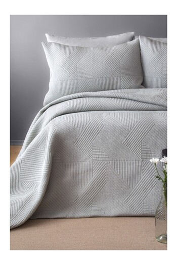 CENGİZ ÇEYİZ Savoy Gray Double Bedspread Set