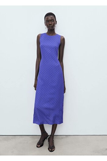MANGO Woman Rochie midi cu buline