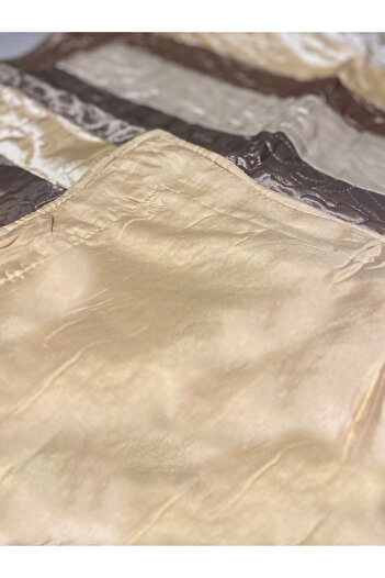 FeelHome Nergis Single Ultra Luxury Satin Cotton Filled Bedspread Set