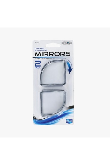 CUSTOM Accessories 2-Piece Blind Spot Mirror Silver