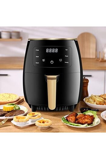 Silver Crest Digital Air Fryer for Healthy Oil-Free Cooking - Multi-Use 2400W One Touch Digital Air Fryer for Dee