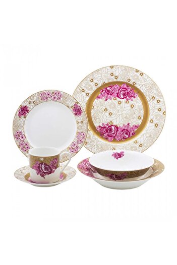 HIC Ceramic Dinner set 45 pieces for 6 persons