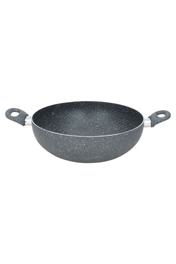 Alsaif Gallery Rocky Granite Frying Pan from Saif Gallery, 24 cm - Black