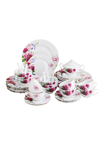 HIC NEWBONE Ceramic Dinner set 45 pieces for 6 persons
