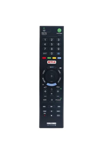 Bogadini Universal Remote Control For Sony Smart TV RMT-TX102D LED/LCD, Identical To The Original, Black