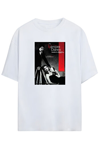 MAGORS THE VAMPIRE DIARIES (ΒΑΜΠΙΡ ΗΜΕΡΟΛΟΓΙΑ) ΣΧΕΔΙΑΣΜΕΝΟ UNISEX OVERSIZE ΒΑΜΒΑΚΙ ΜΠΟΥΜΠΟΥ