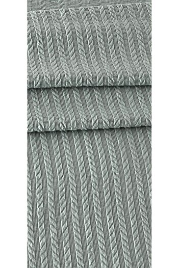 Zeren Home Single Cotton Pique with Hair Braid Model - Bedspread 160 X 220 cm