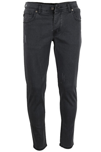 Modarar Men's Gray Jeans Slim Fit Lycra Rar01333