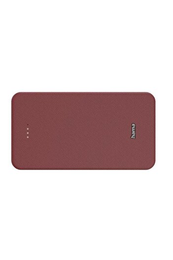 Hama Hama Colour 20 external battery, 20000 mAh, USB-C, USB-A (Red)