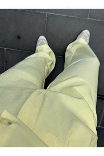 Bak'ap Premium Oversize Λινό Πουκάμισο-Λινό Παντελόνι Λινό Σετ 2 τεμαχίων