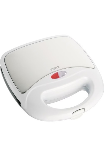 Vivax Oliva Prăjitor de sandvișuri Vivax, TS-7501WHS, 750W, Argintiu/Alb