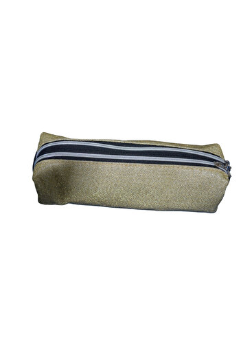 Kidea Glitter pencil case, 20 x 6 x 3.9 cm, beige