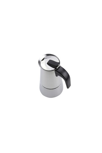AzHome Manual coffee maker for stove, Stainless steel, 150 ml, 2 cups