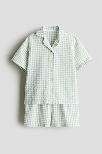 H&M Pamuklu Pijama Takımı