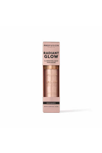 PROFUSION COSMETICS Radiant Glow liquid highlighter, Rose Quartz shade, Profusion Cosmetics, 14.5 ml