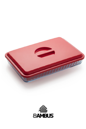 Bambus Home Plastic Rectangular Pyrex Cover