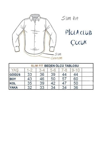 Piola Club Children's Shirt - Striped and Collar Buttons (Red)