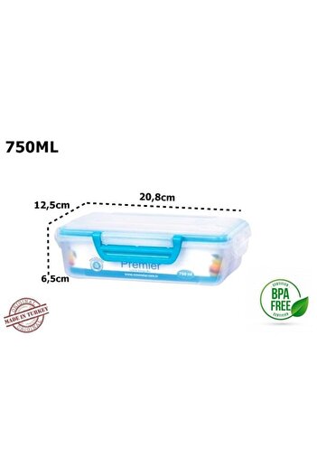 Geseus Moon Star Mlock Premier 4-Sided Lock Gasket Airtight Storage Container 750Ml-Pm-205