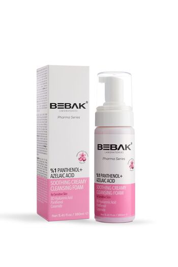 Bebak Pharma Hassas Siyah Nokta Engelleyici, Gözenek Sıkılaştırıcı Yüz Temizleme Köpüğü 160ml