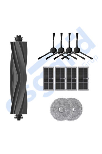 Asgard Grup DREAME X30PRO-L10S PRO ULTRA-X30 ULTRA COMPATIBIL 1 Perie principală 4 Perii laterale 4 Filtre 2 Mopuri