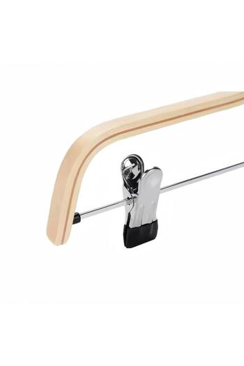 Generic 12 Pcs Skirt Pants Hanger, Clothes Hanger With Clothespins
