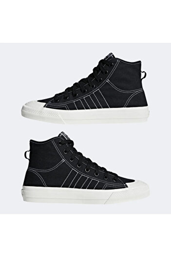 adidas Nizza Hi Rf Unisex Günlük Ayakkabı F34057 Siyah