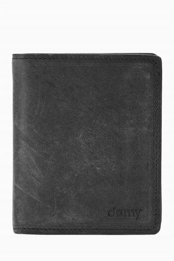 DAMY Genuine Leather Rfid Protected Men's Wallet 290Cr - Black