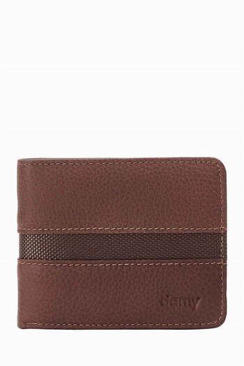DAMY Genuine Leather Men's Wallet 293Mg - Tan