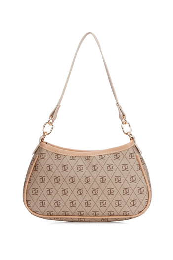 Newish Women's Patterned Adjustable Cross Strap Cross Hand And Shoulder Baguette Bag Handle Bag