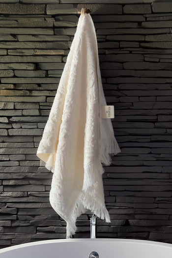 Linenza Queens Hand - Hand Towel - 50X90 cm - Ecru