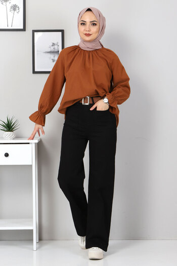 Tesettür Dünyası Front Pocket Detailed Trousers Tsd9902 Black
