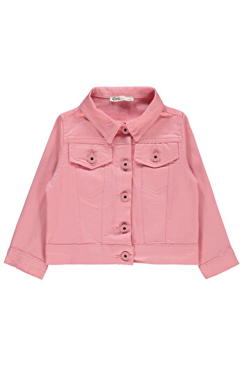 Civil Girls 2-5 Years Old Girl's Pink Jacket