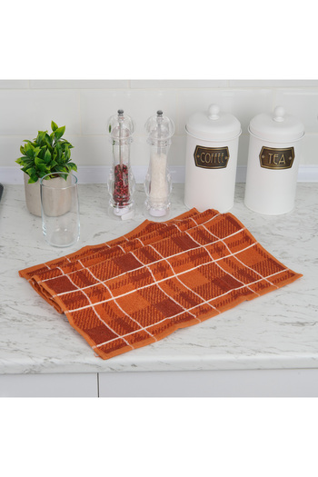 Evidea Soft Plaid Kitchen Towel - Tile - 40X66 cm