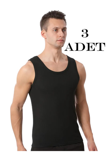 Özten 3 Pack Premium 100% Cotton Combed Cotton Men's Undershirt Ozten1003