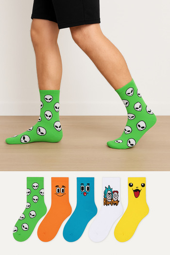 WORTHY SOCKS Комплект колежански чорапи от 5 части унисекс, 5 чифта