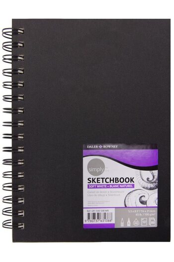 Daler Rowney ببساطة 14 × 21 سم 100 جرام 100yp Spiralli Eskiz Defteri