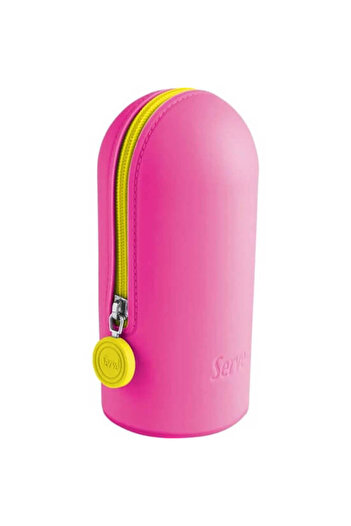 Serve Hoop Vacuum Silicone Pen Case Highlighter Pink