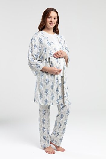 Arnetta 3'lü Lohusa Pijama Seti