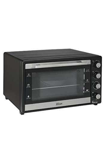 Zilan Electric Oven - 2500w, 80l, Double Glass, Fan Convection, 90min Timer, Thermostat