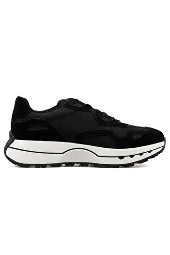 Lufian 111230268 Graham Sneaker Erkek Deri Ayakkabı SİYAH