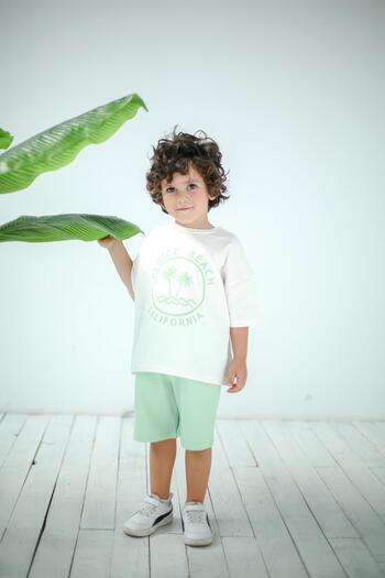 MiaBaby California Printed Couple Suit Set