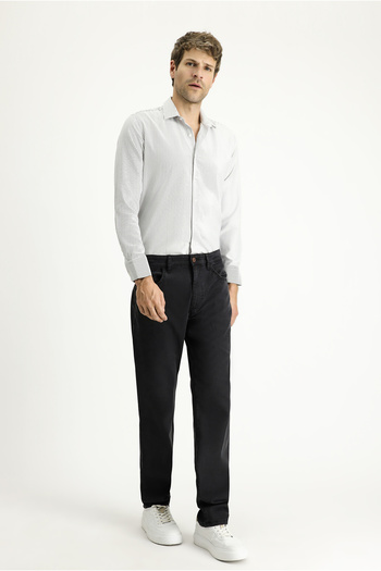 Kiğılı Cămașă cu mânecă lungă, slim fit, din bumbac cu dungi, ușor de călcat