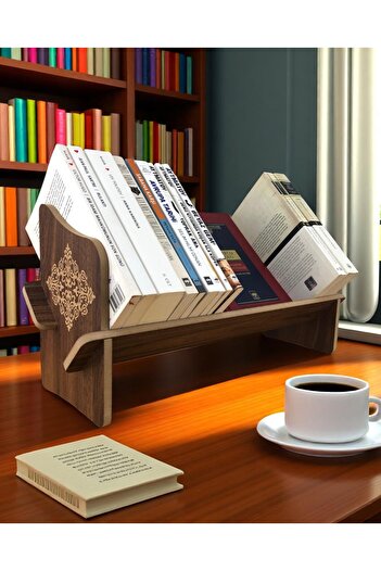 1000Nar Desktop Bookshelf / Portable Bookshelf /Desktop Organizer / Embroidered Bookshelf 45cm X 14.5cm X 21cm