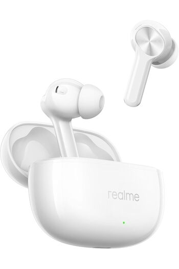 realme Buds T200x with 25dB ANC, 48 Hrs Playback, IP55 Bluetooth -Moonlight White