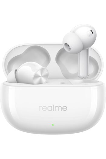 realme Buds T200x with 25dB ANC, 48 Hrs Playback, IP55 Bluetooth -Moonlight White