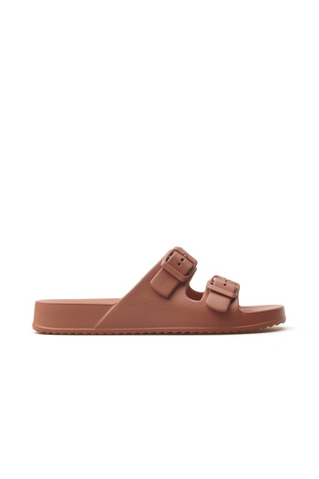 IGOR Igor Habana Women's Buckle Detailed Pool-Beach-Casual Slippers (36-40) 24Y S10318 Tile
