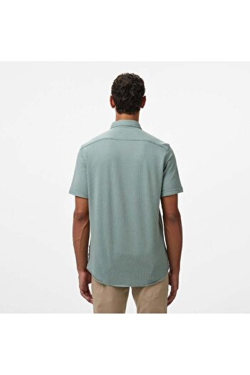 Nautica Men's Green Classic Fit Shirt