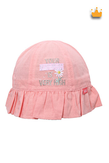 Kitti 4-8 Years 52cm Girl's Daisy Pattern Summer Fedora Hat Orange Y2322001