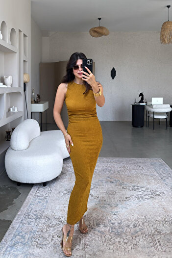 Paw Garage Kadın Liana Bürümcük Maxi Elbise